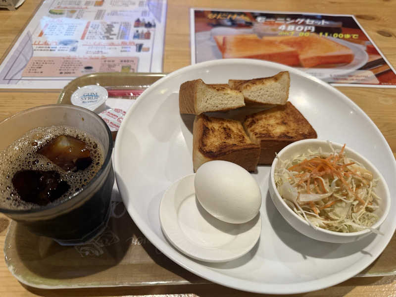 モーニングセット : なにわ健康ランド 湯〜トピア（東大阪市）のサウナ