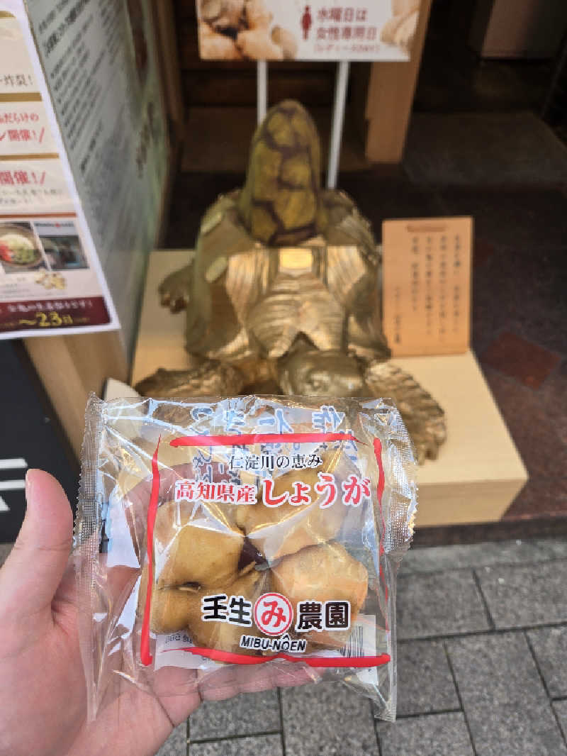 サウマネ😶‍🌫️整う管理職さんの生姜サウナ「金の亀」のサ活写真