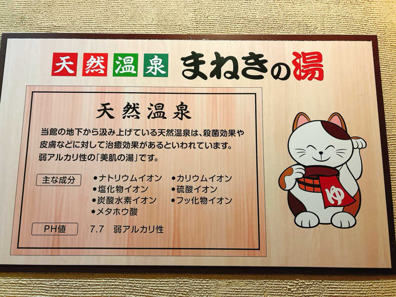 bananabikeさんの郡山湯処 まねきの湯のサ活写真