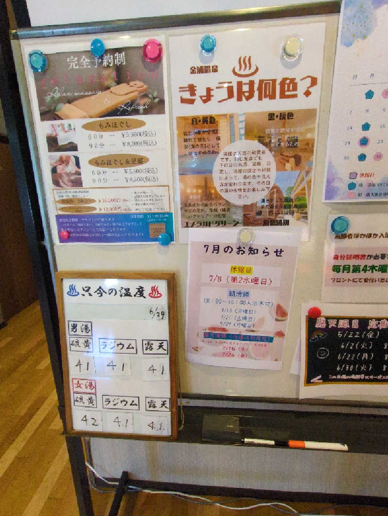 みつさんの金浦温泉・学校の栖のサ活写真