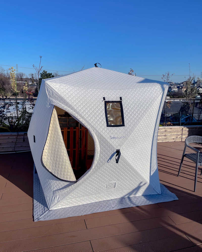 ちゃんなべ@湯上がりTシャツ完成さんの温泉バルコニー キング&クイーンのサ活写真