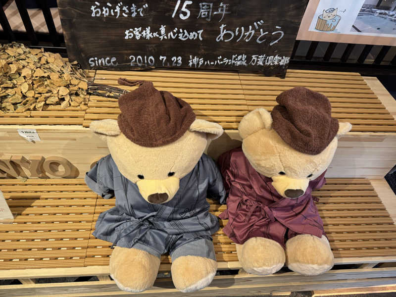 朝は眠たいよっさんの神戸ハーバーランド温泉 万葉倶楽部のサ活写真