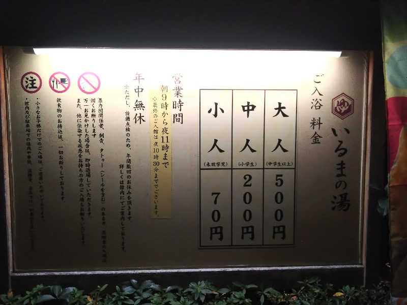 資産運用サウナーさんのアクアリゾート いるまの湯のサ活写真