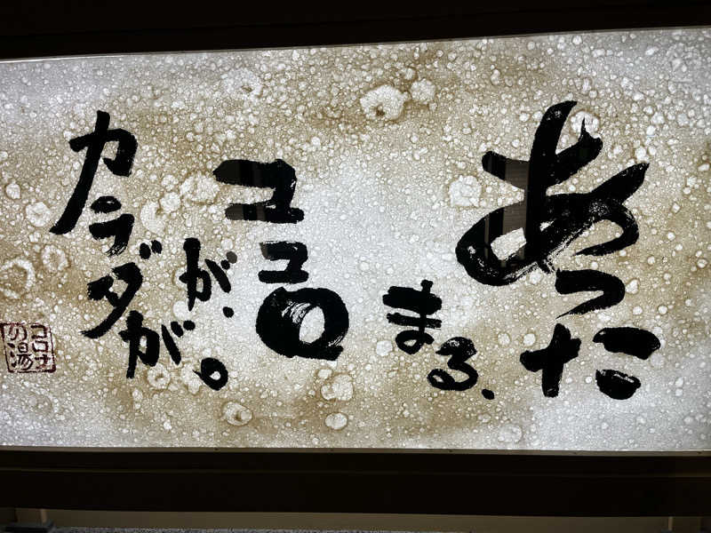 しょうてぃさんの天然温泉 中川コロナの湯のサ活写真