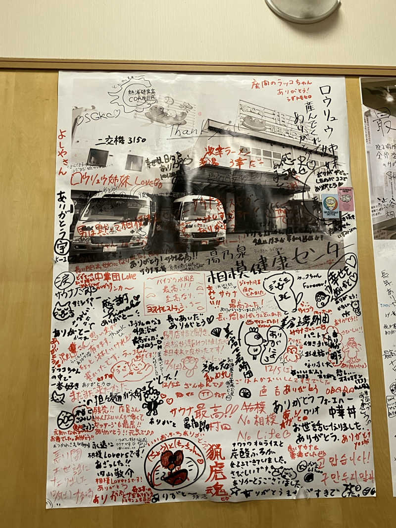 たなかさんの湯乃泉 草加健康センターのサ活写真