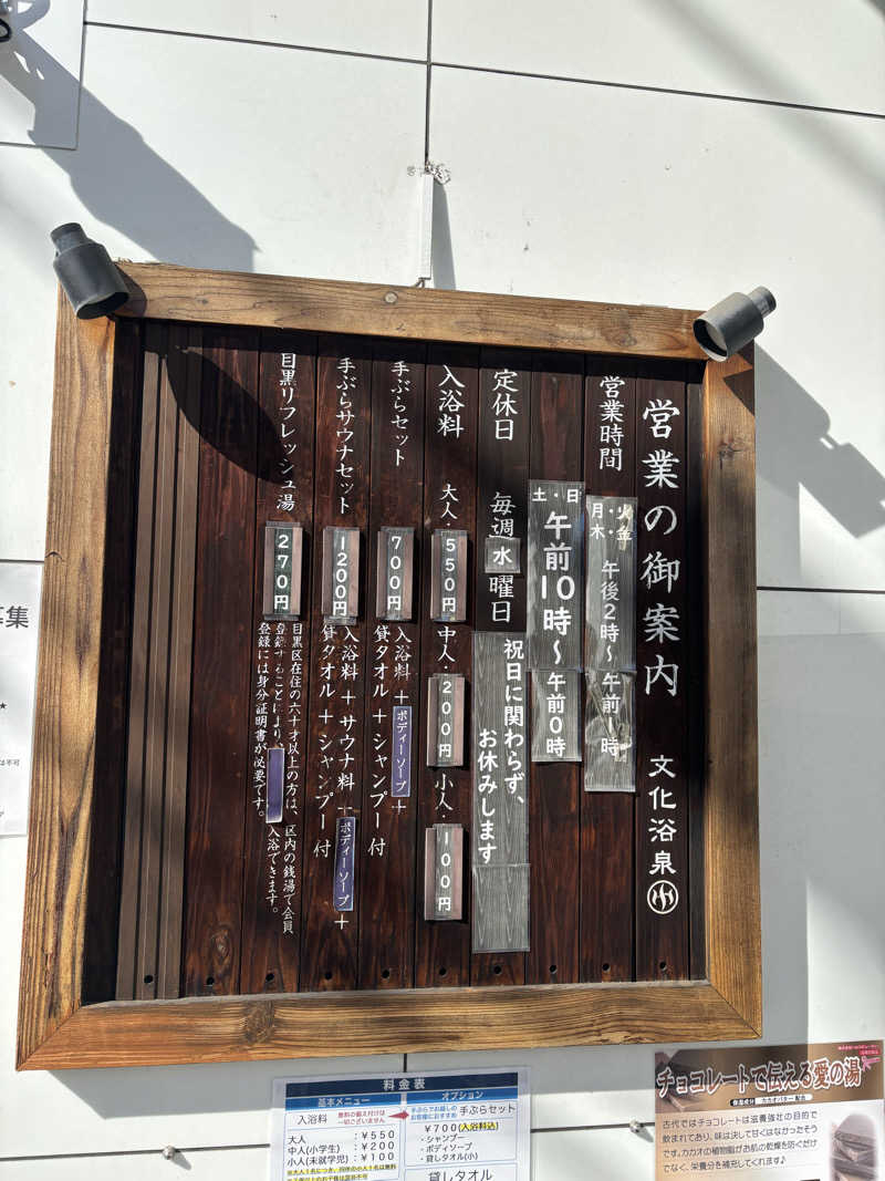 船長さんの文化浴泉のサ活写真