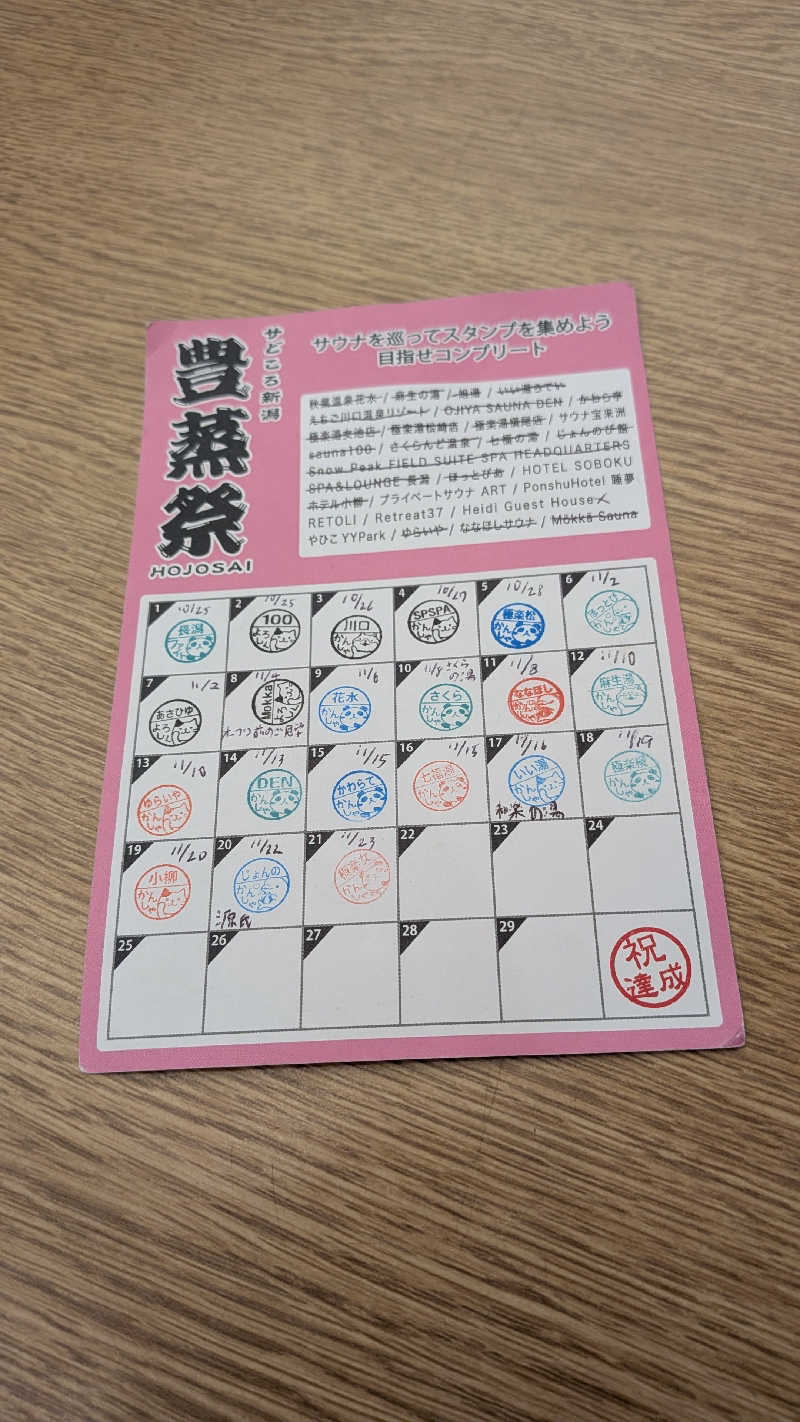 タカノートさんの極楽湯 女池店のサ活写真