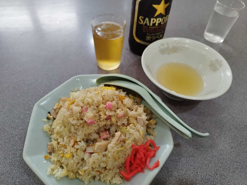 炒飯と黒ラベル