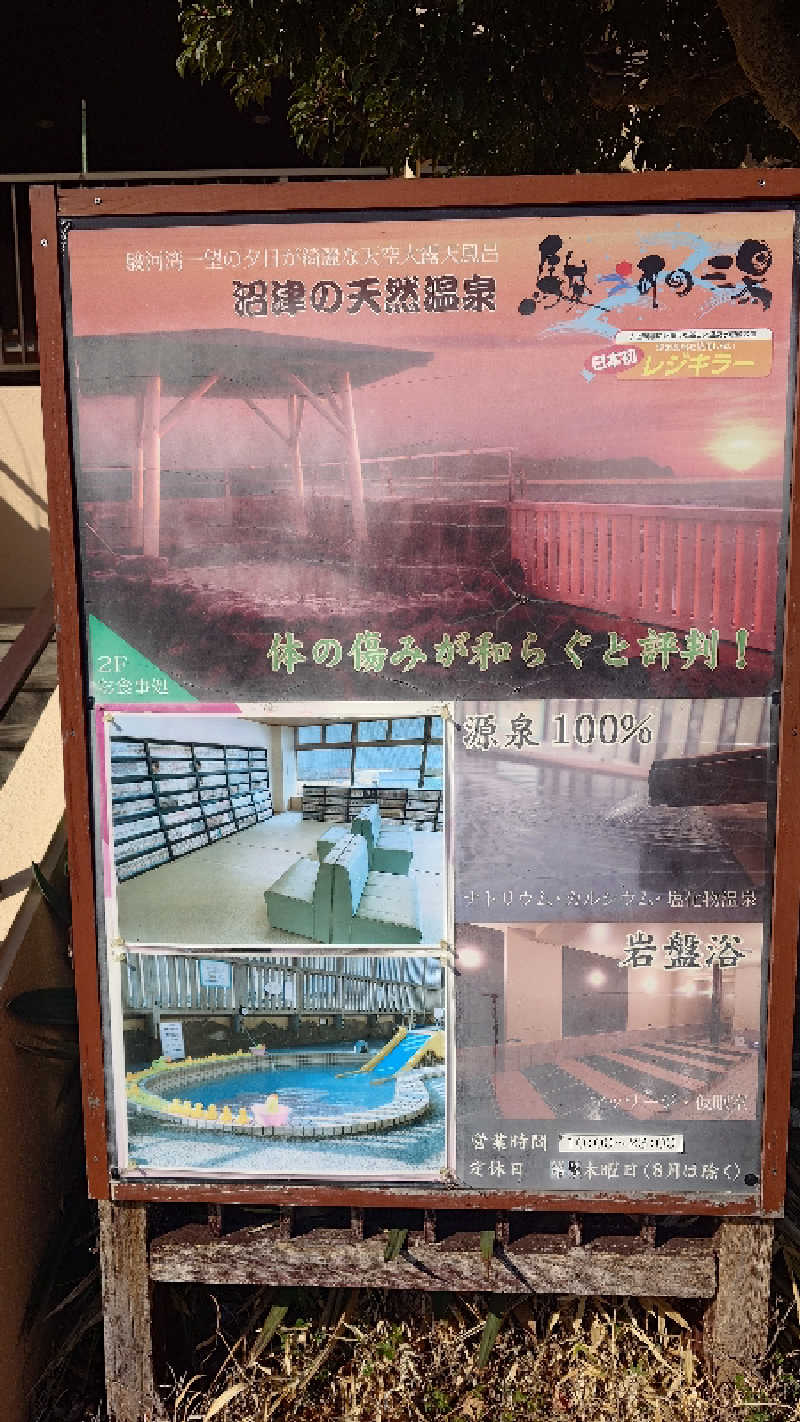 ムロロさんの駿河の湯 坂口屋のサ活写真