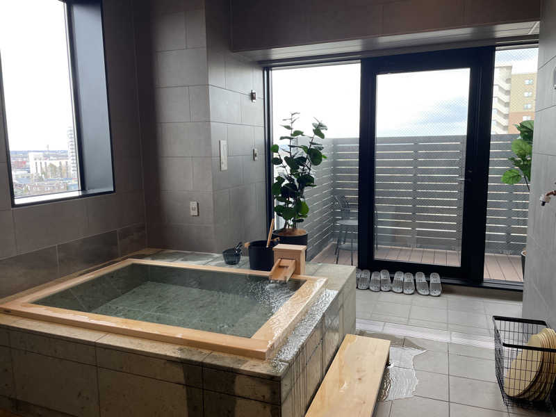 サウナカマサさんのエスコンフィールドHOKKAIDOホテル 北広島駅前のサ活写真