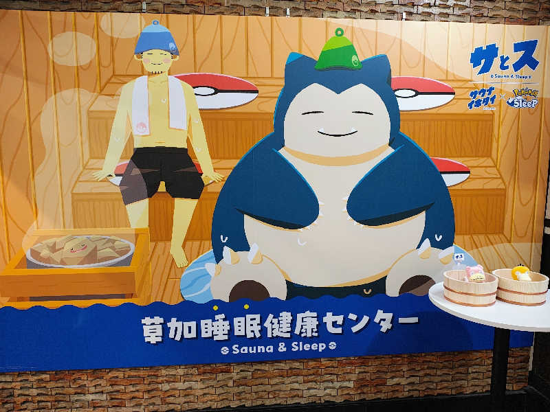 おたけさんの湯乃泉 草加健康センターのサ活写真