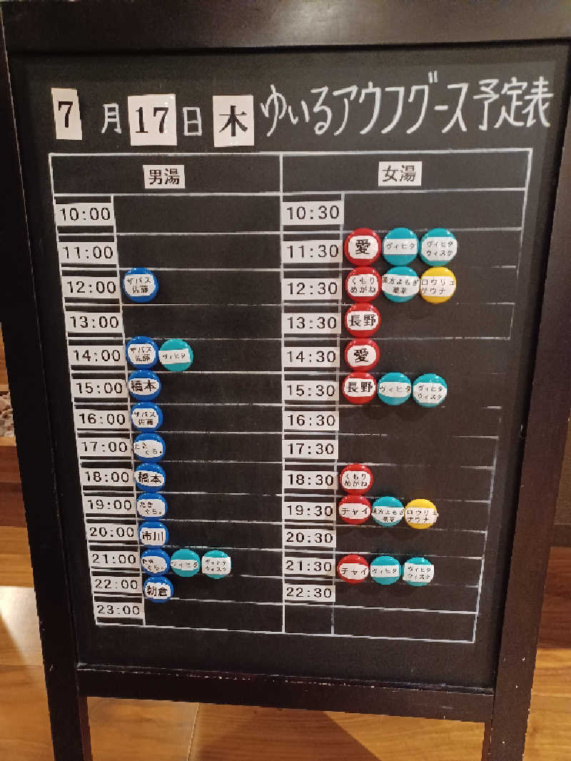 そんたさんの朝日湯源泉ゆいるのサ活写真