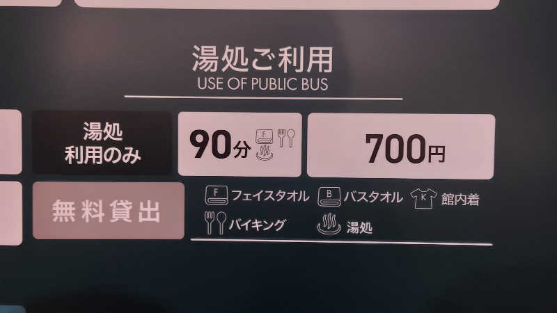 葛城 光洋さんのグランカスタマ上野店(旧おもてなしのお宿)のサ活写真