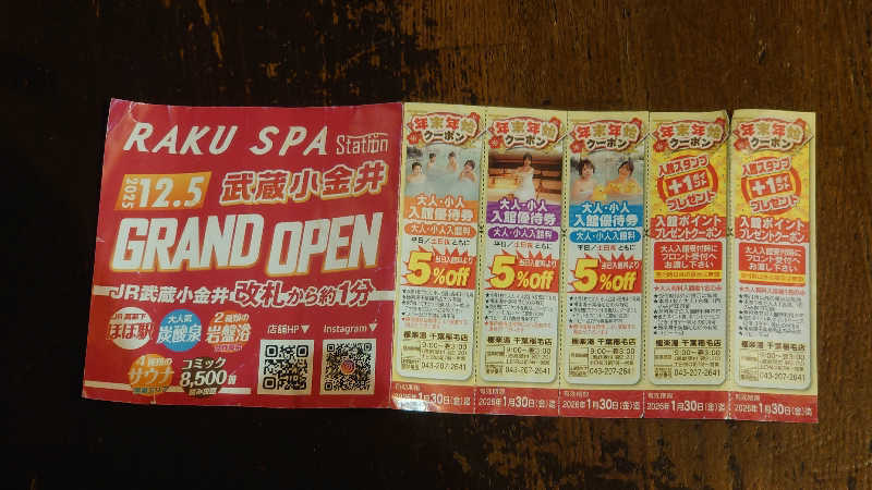 葛城 光洋さんの極楽湯 千葉稲毛店のサ活写真