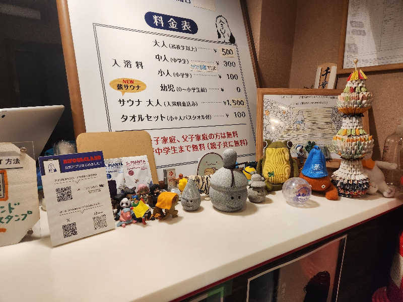 ゆ～すけさんのビバークランド ロードの湯(薪サウナ)のサ活写真