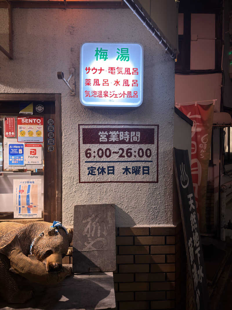 tさんのサウナの梅湯のサ活写真