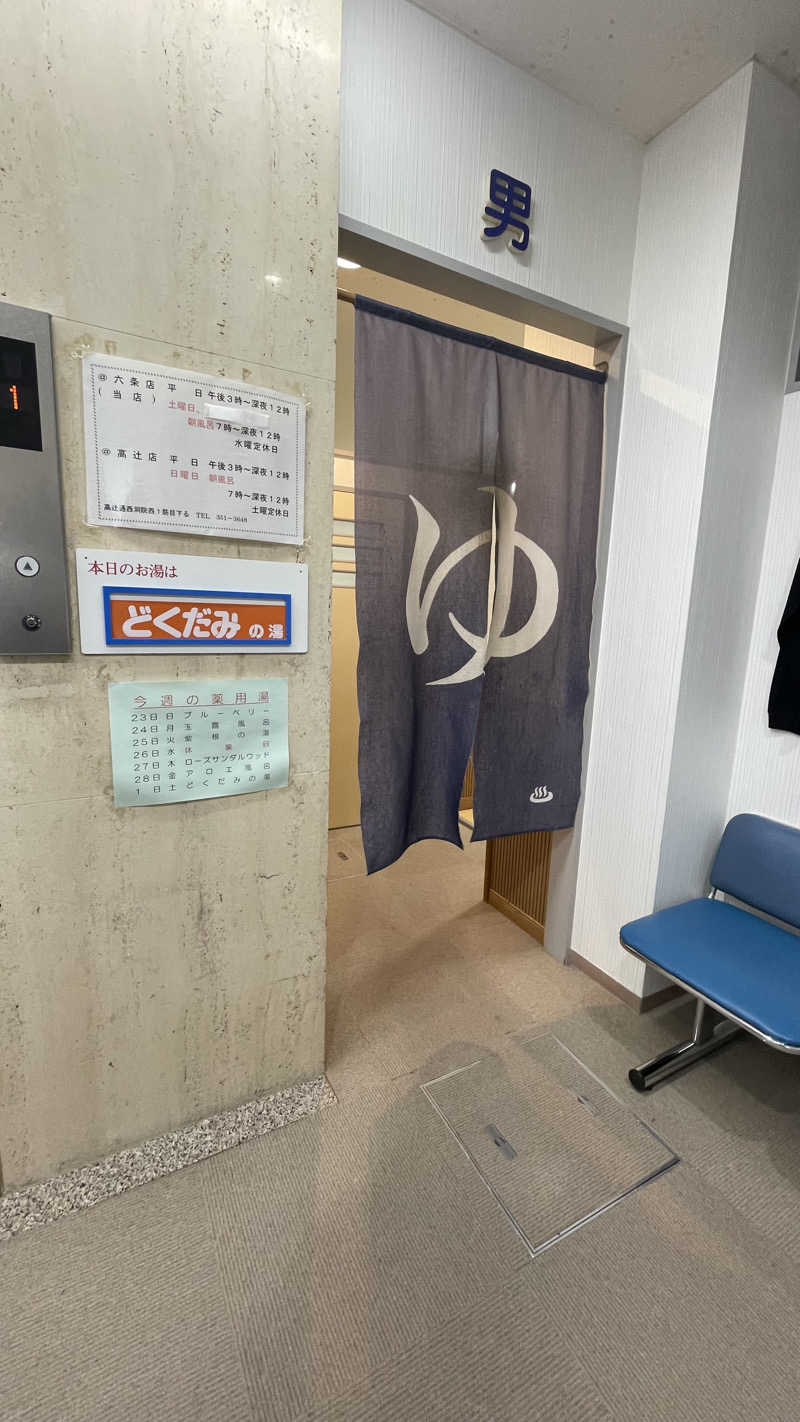 SHOUGA🫚さんの白山湯 六条店のサ活写真
