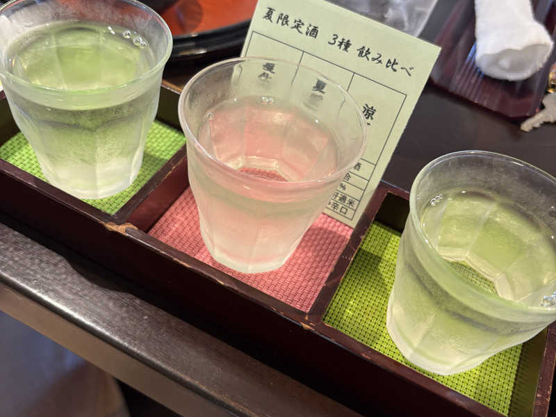 生ビールと日本酒
