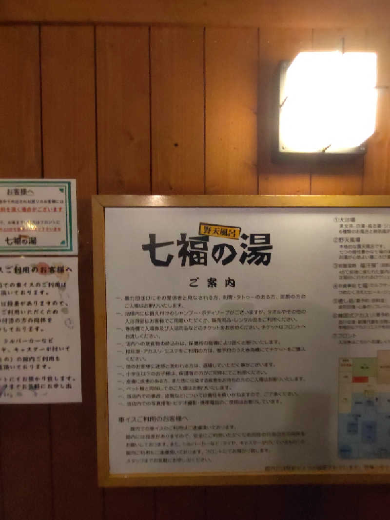 きんのんさんの七福の湯 上越店のサ活写真