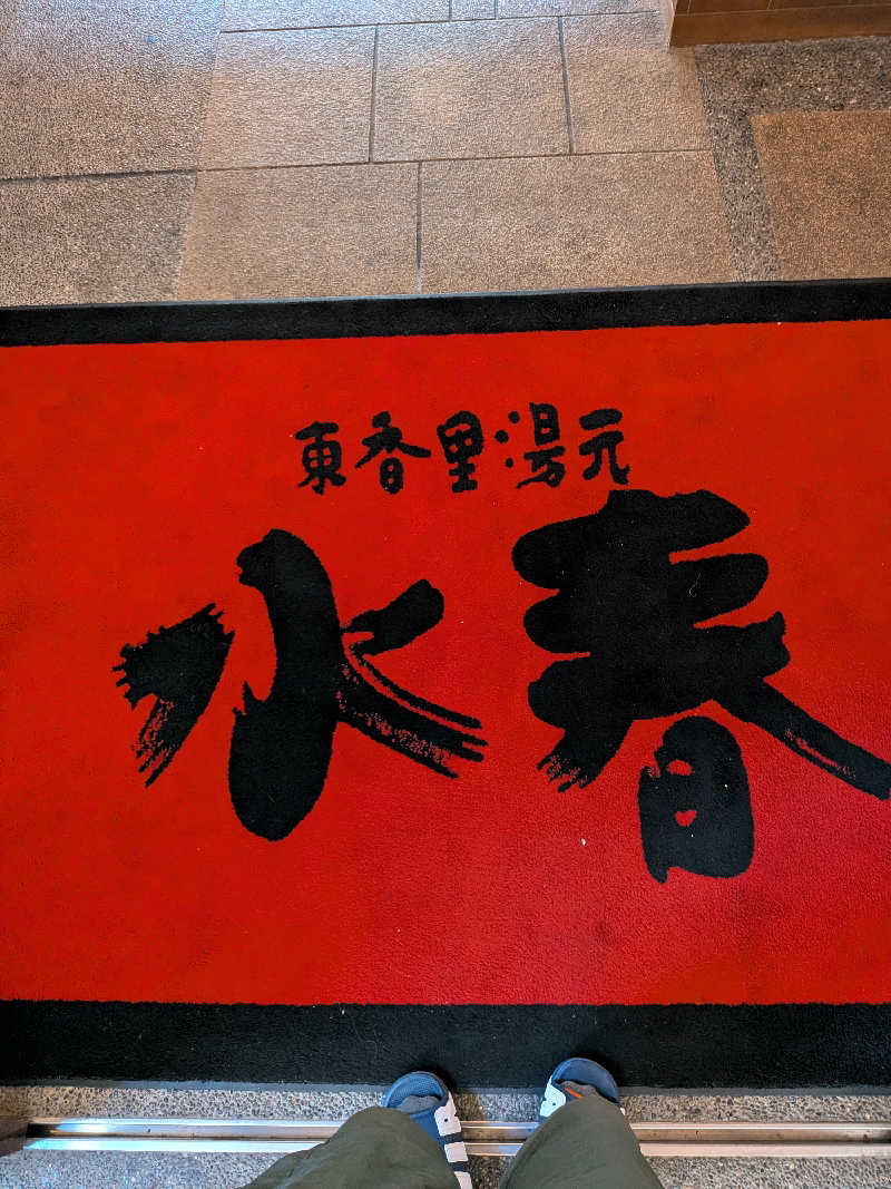 きんのんさんの東香里湯元水春のサ活写真