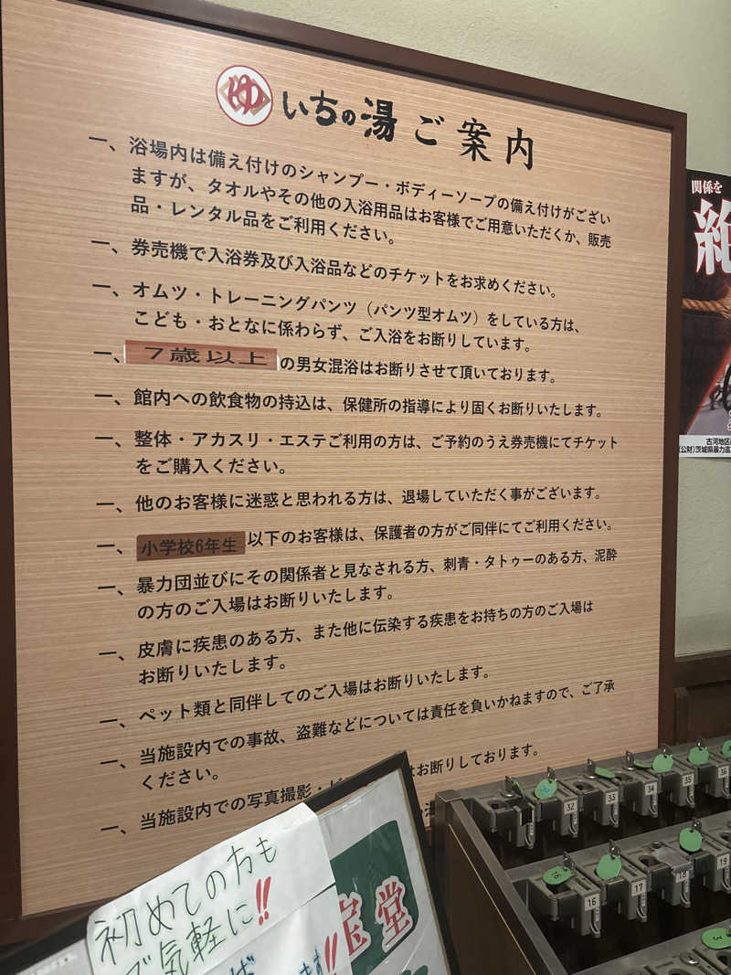 |´∀`).。oO(🐯さんのいちの湯 古河店のサ活写真