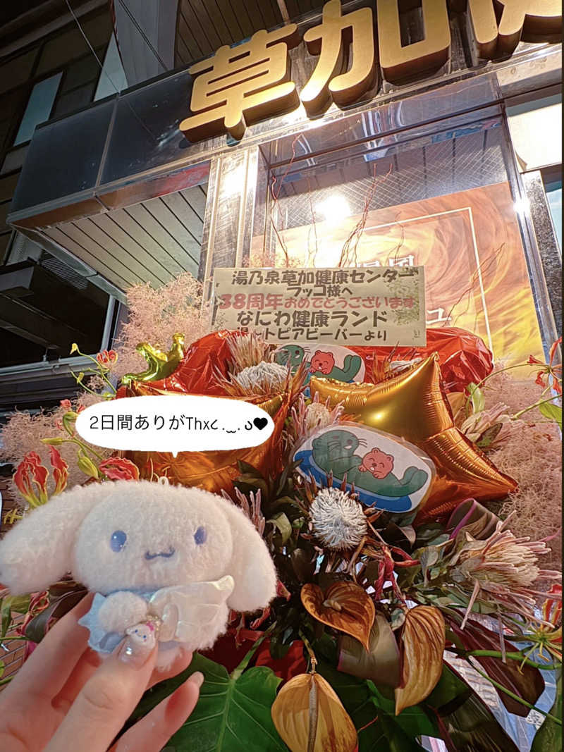 まいんまいんちゃんさんの湯乃泉 草加健康センターのサ活写真
