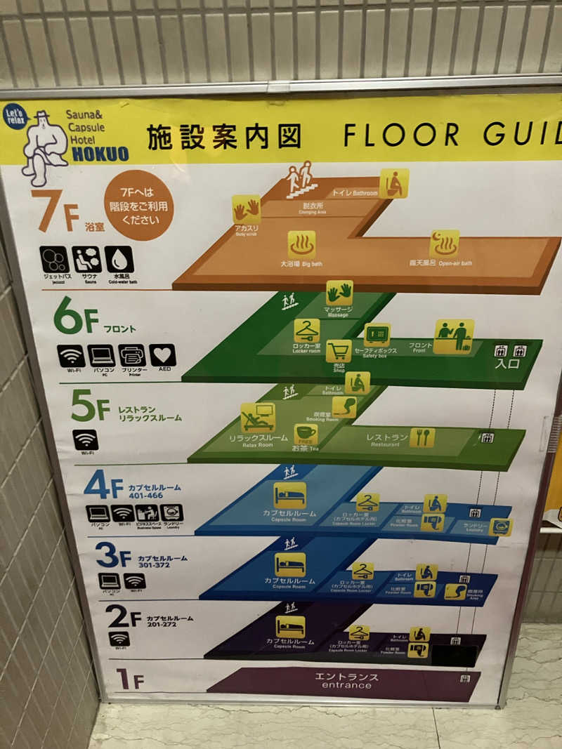 あおさんのサウナ&カプセルホテル 北欧のサ活写真