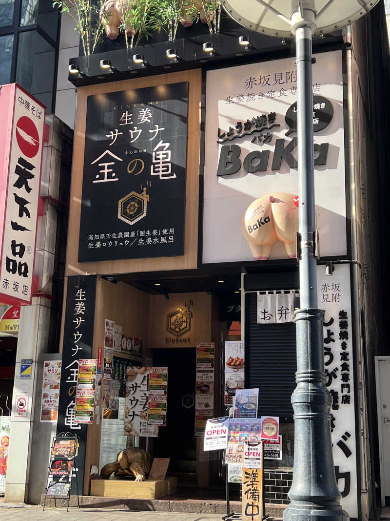 ハル＠サウナイキタスギさんの生姜サウナ 金の亀のサ活写真