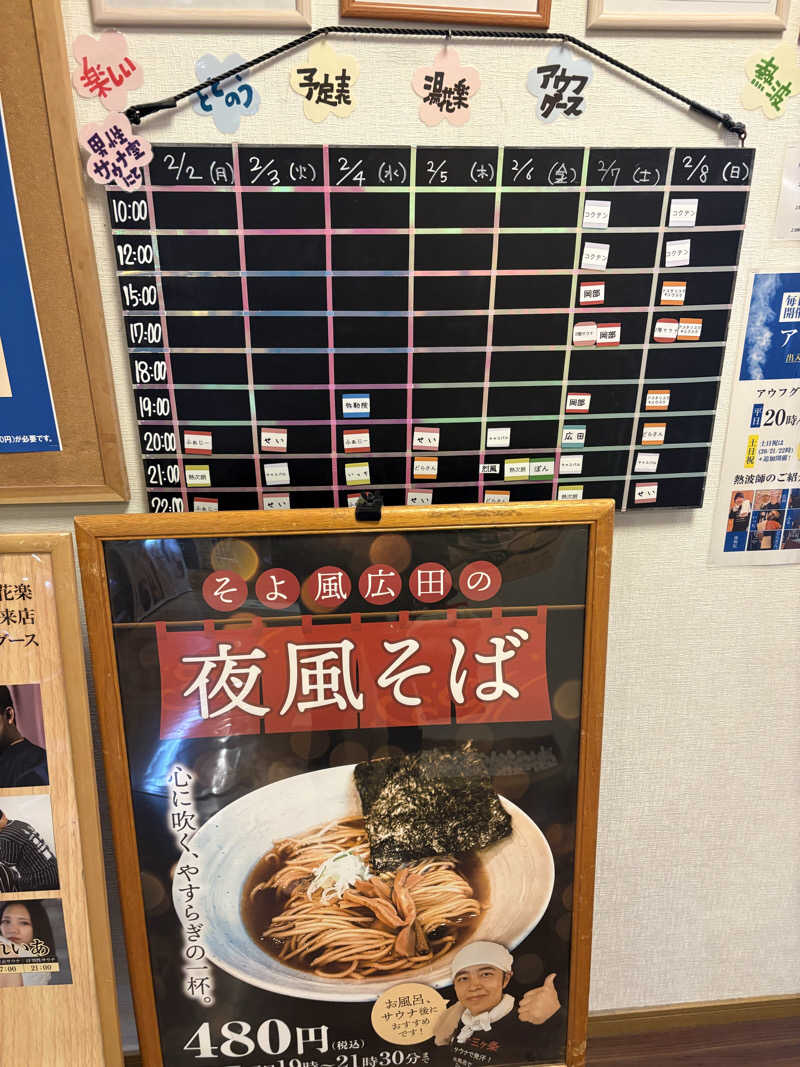 カブノリゾウさんのととのいの郷 秦野湯花楽のサ活写真