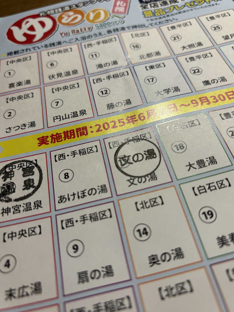 むぎこさんの文の湯のサ活写真