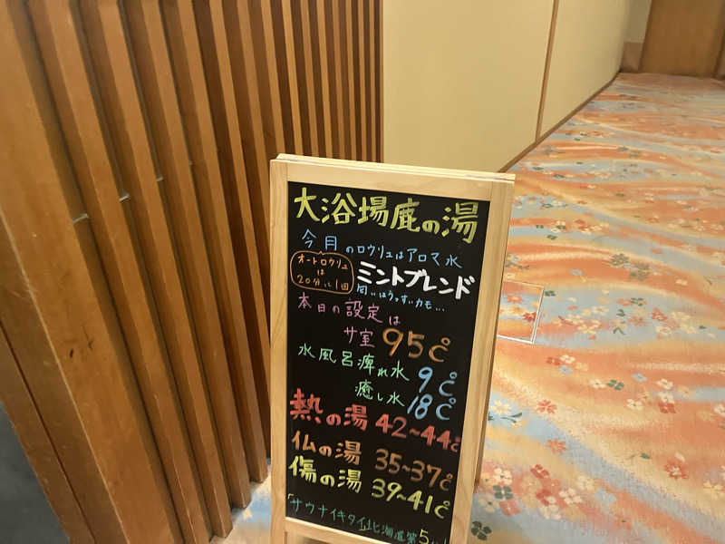 どらさんの定山渓 鹿の湯のサ活写真