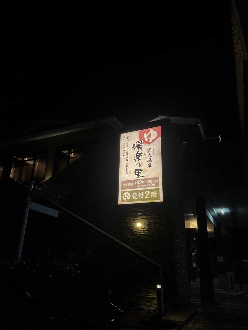 ぴさんの国立温泉 湯楽の里のサ活写真