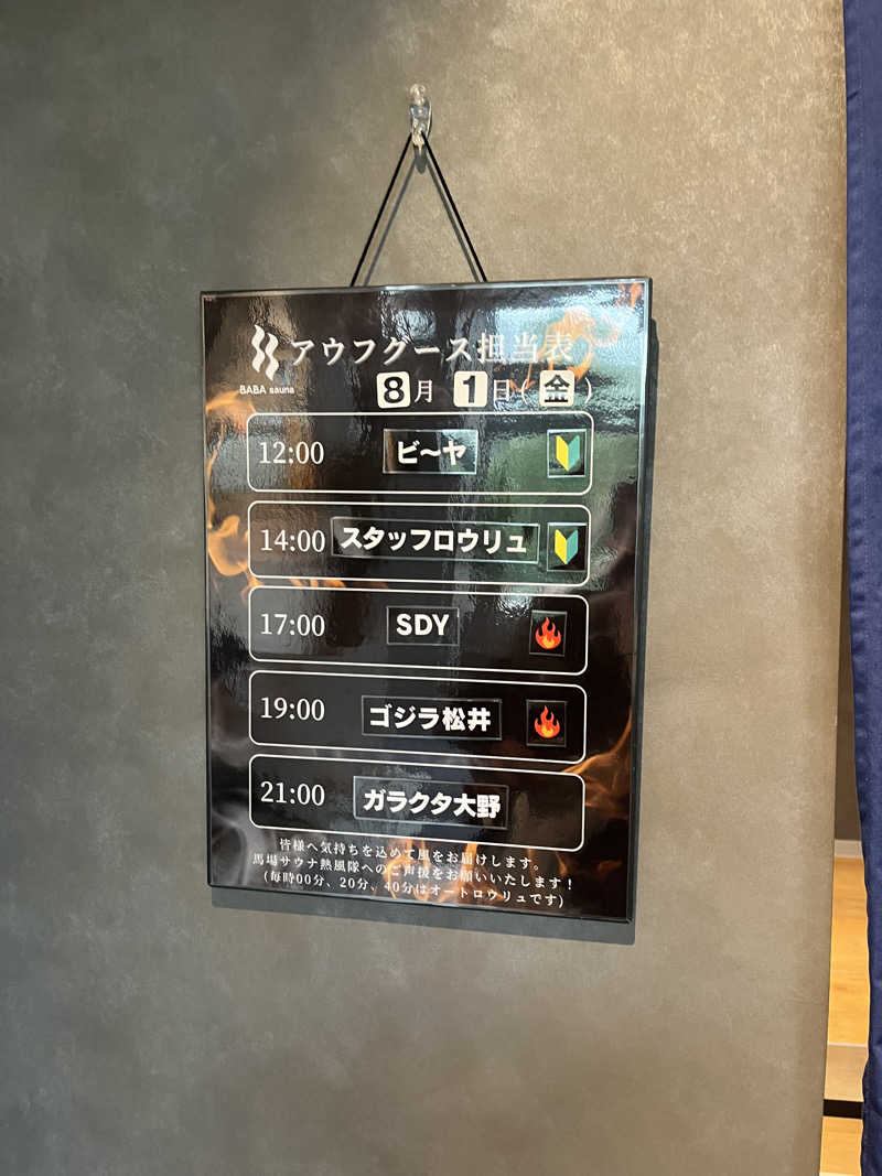 フラッドVetサウナーさんの馬場サウナのサ活写真