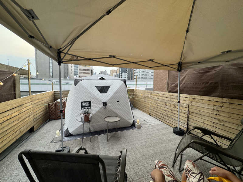 四次元⇆三次元さんの屋上の北欧サウナ店 LOMAのサ活写真