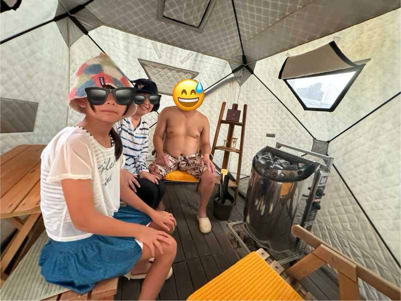 四次元⇆三次元さんの屋上の北欧サウナ店 LOMAのサ活写真