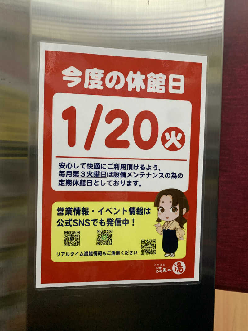 富士山（けいちん）さんの天然温泉 満天の湯のサ活写真