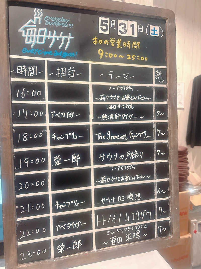Raoさんの毎日サウナ 八王子店のサ活写真