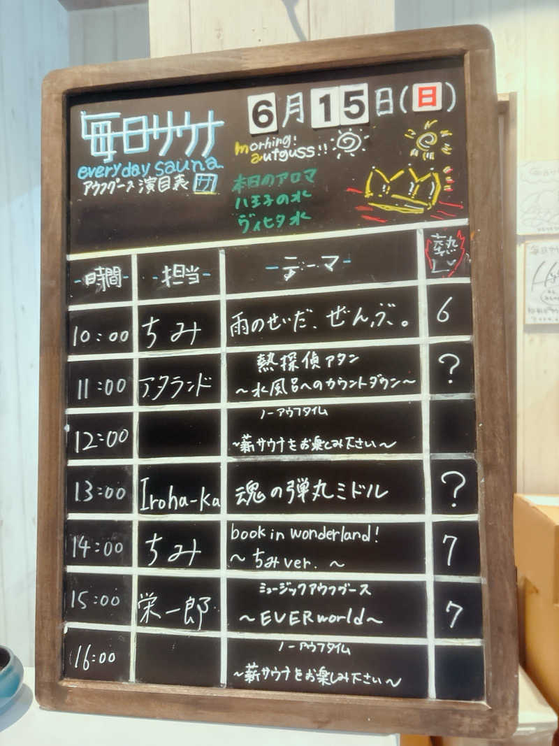Raoさんの毎日サウナ 八王子店のサ活写真