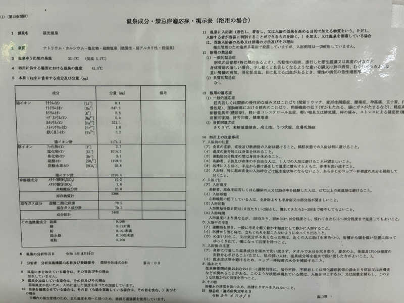 kagokimiさんの福光温泉のサ活写真