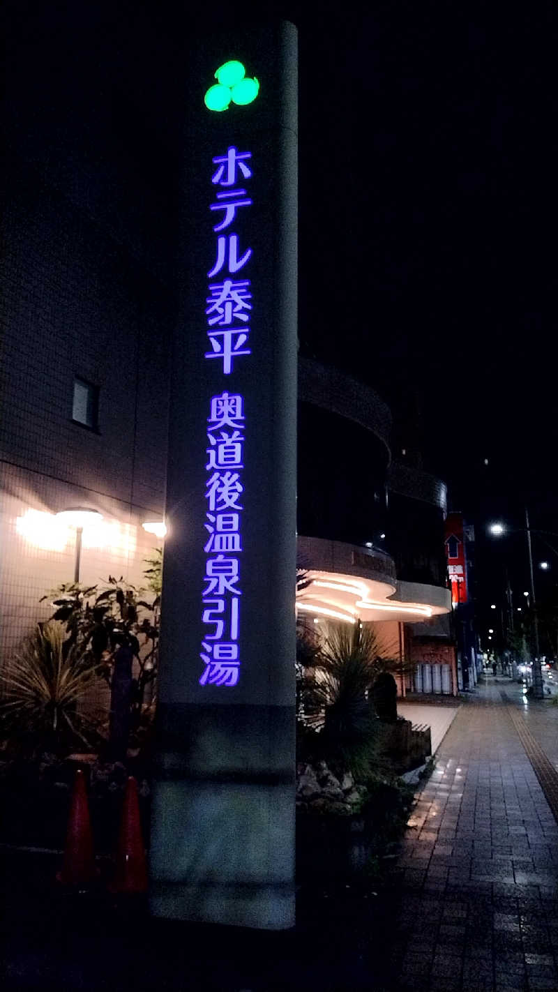 源泉かけ流しサウナーさんのホテル泰平のサ活写真