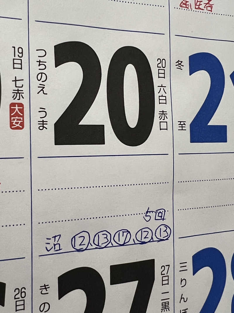 色黒masterさんの沼館温泉会館のサ活写真