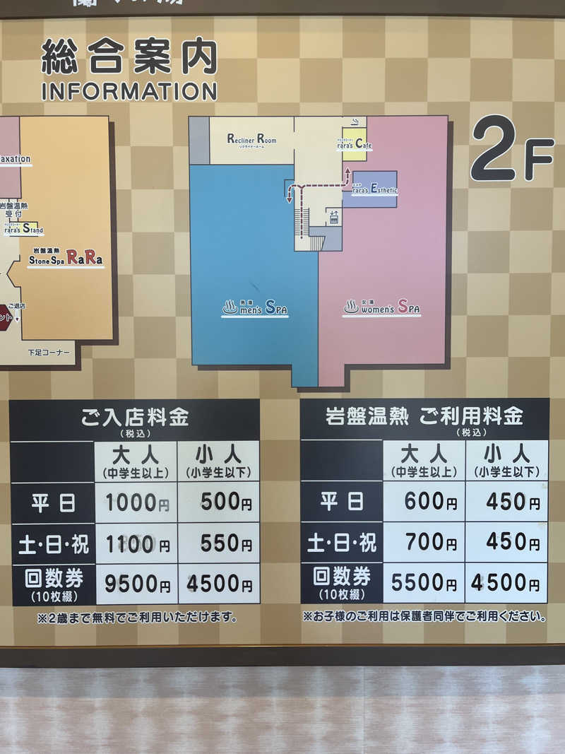 amaginさんのSpa Resort 蘭々の湯のサ活写真