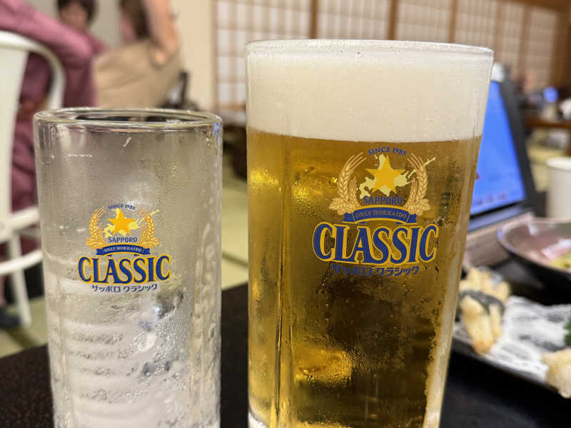 生ビール　中・大