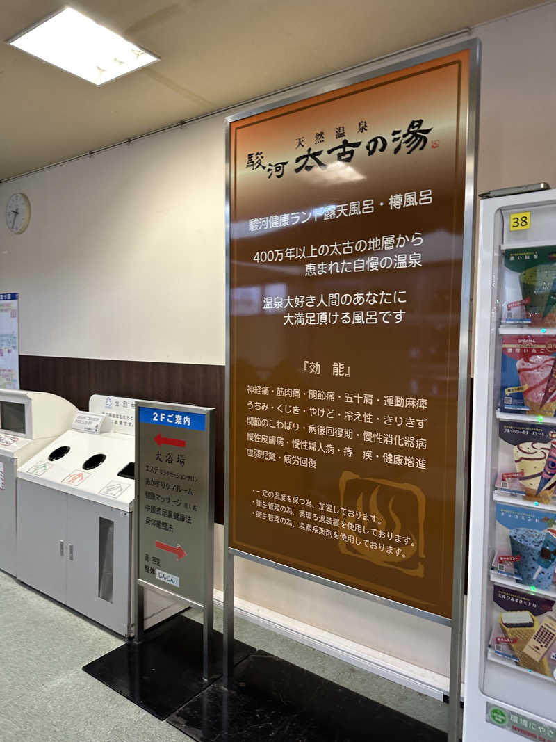 乗り鉄のおみそさん@しかしキャンパー⛺さんの駿河健康ランドのサ活写真