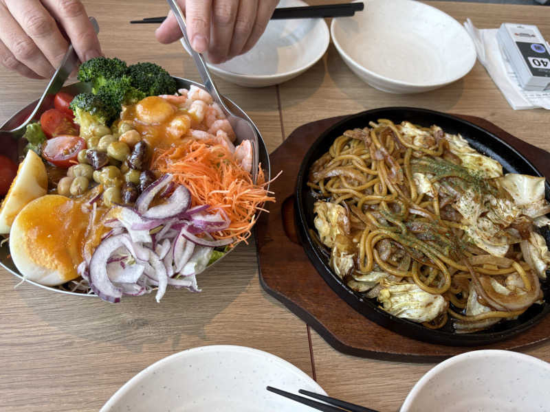 肉うどんさんの温泉バルコニー キング&クイーンのサ活写真