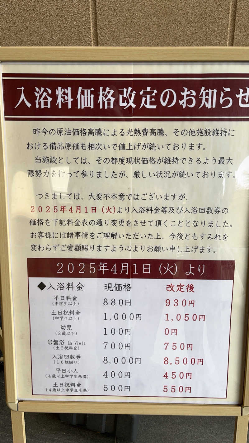 maruchika7 白いターバン👳‍♀️さんの南柏天然温泉すみれのサ活写真