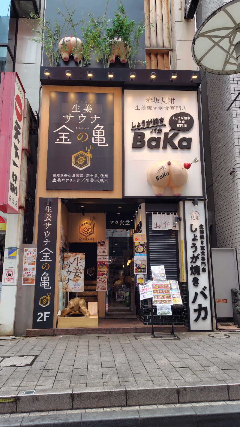 こんばんわにさんの生姜サウナ「金の亀」のサ活写真