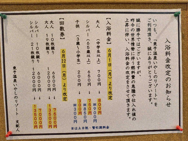 （モリシ）さんの東予温泉いやしのリゾートのサ活写真