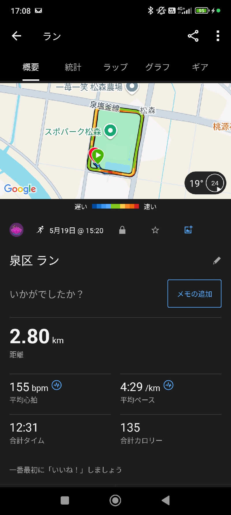 佐藤圭也さんのスポパーク松森のサ活写真