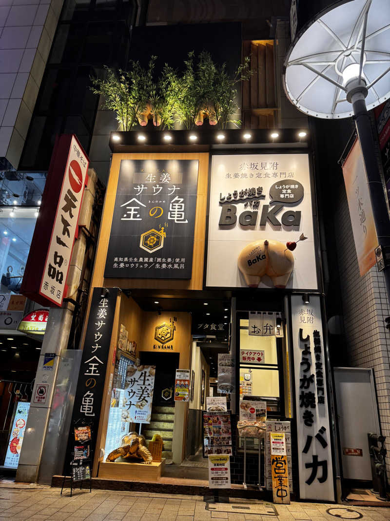 サウナベイビーTATAさんの生姜サウナ 金の亀のサ活写真